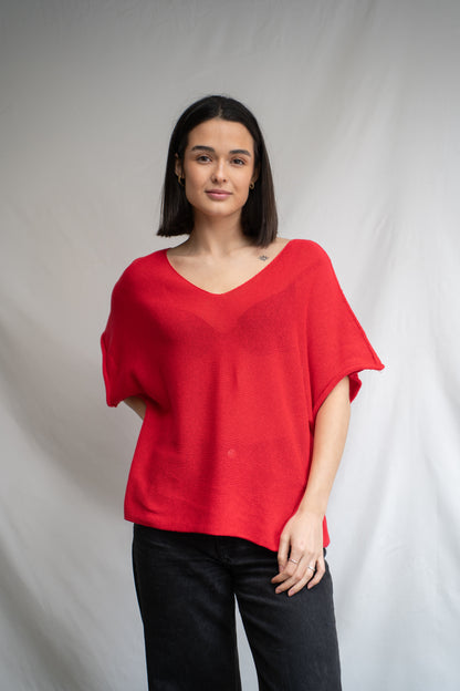 Sweater Mussa Rojo Hilo-Sweater-Picaflor