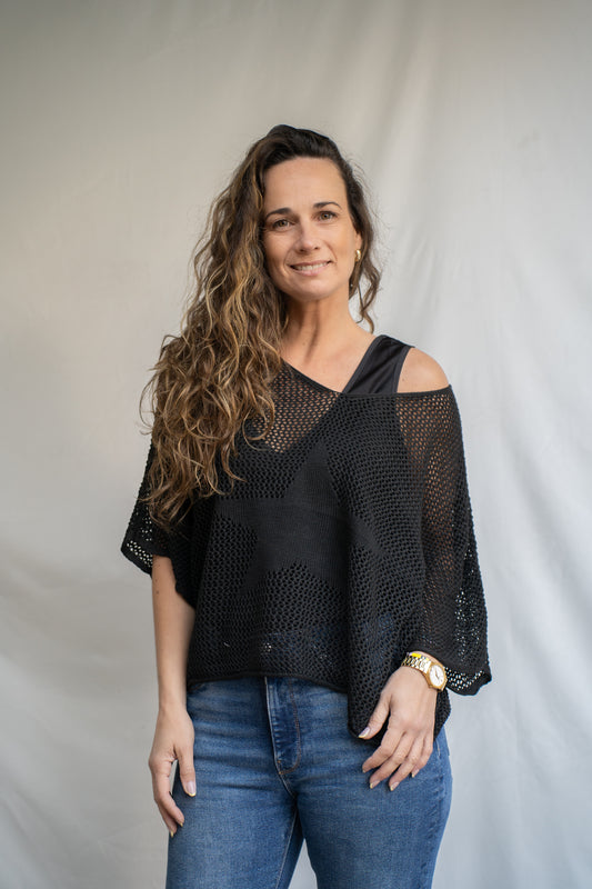 Sweater Stari Negro Tejido