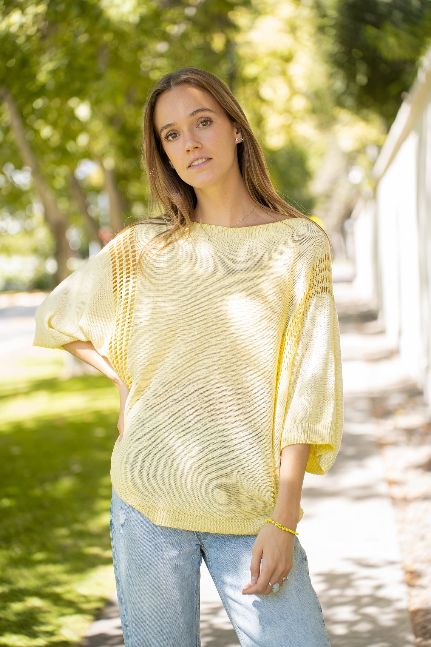 Sweater Vivum Amarillo Brillos