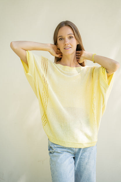 Sweater Vivum Amarillo Brillos