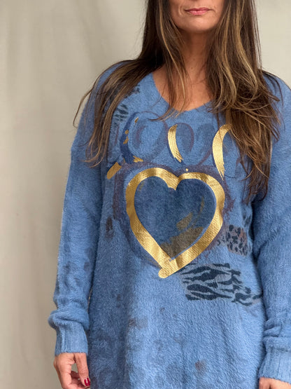 Sweater Yuma Azul Print-Sweater-Picaflor