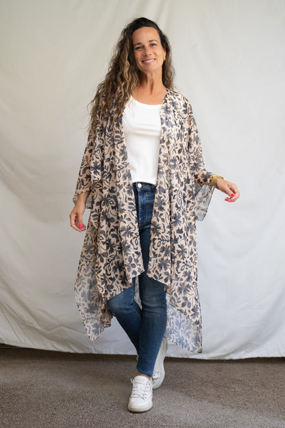 Tapado con brillos Glam Beige