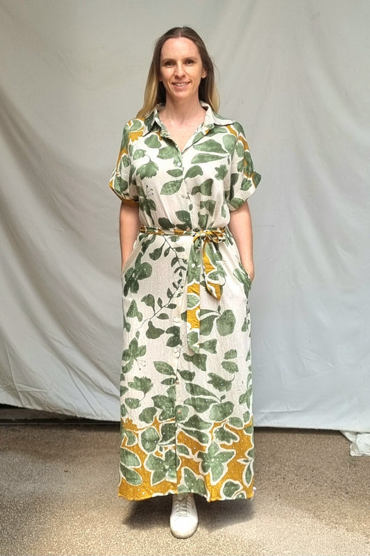 Vestido Camisero Kari Verde