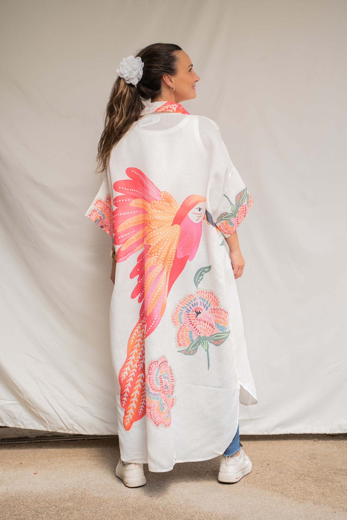 Vestido Camisero Tuca Blanco