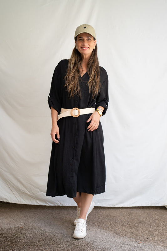 Vestido Largo Gaby Negro