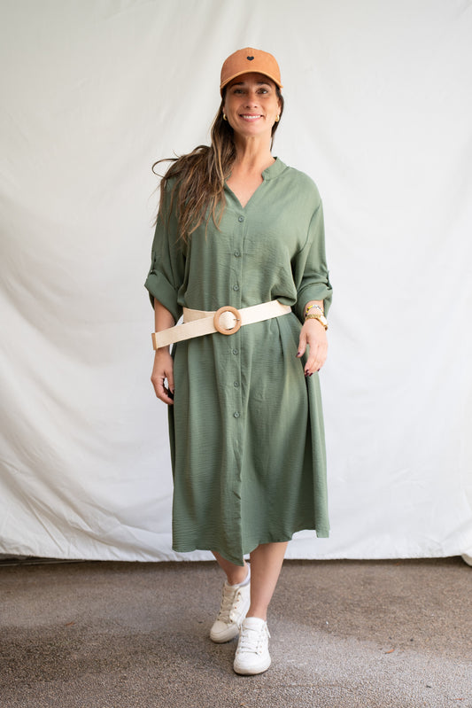 Vestido Largo Gaby Verde