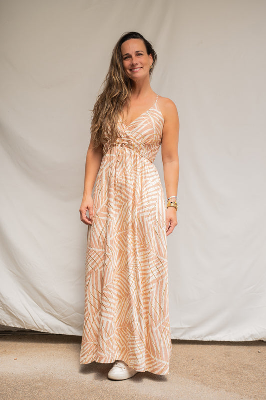 Vestido tirantes Dora Beige