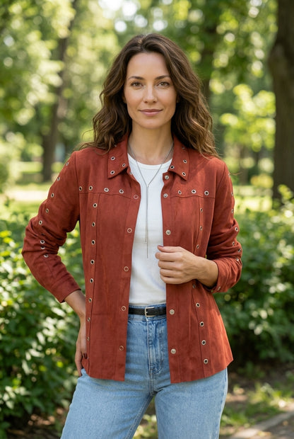 Chaqueta tipo sobrecamisa Mussa