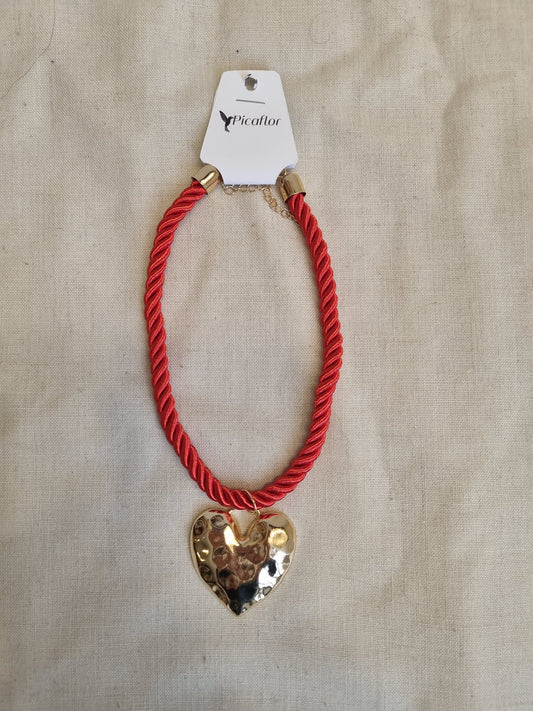Collar Cordi Rojo