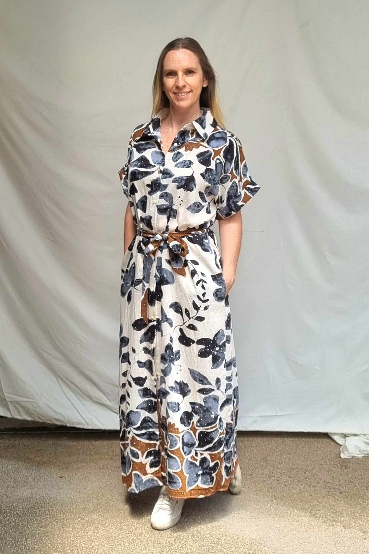 Vestido Camisero Kari Marengo