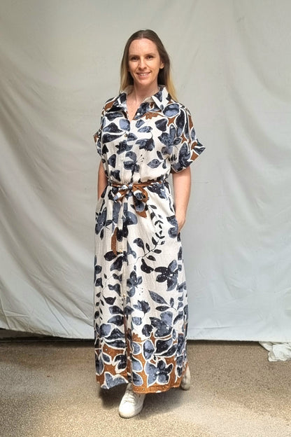 Vestido Camisero Kari Marengo