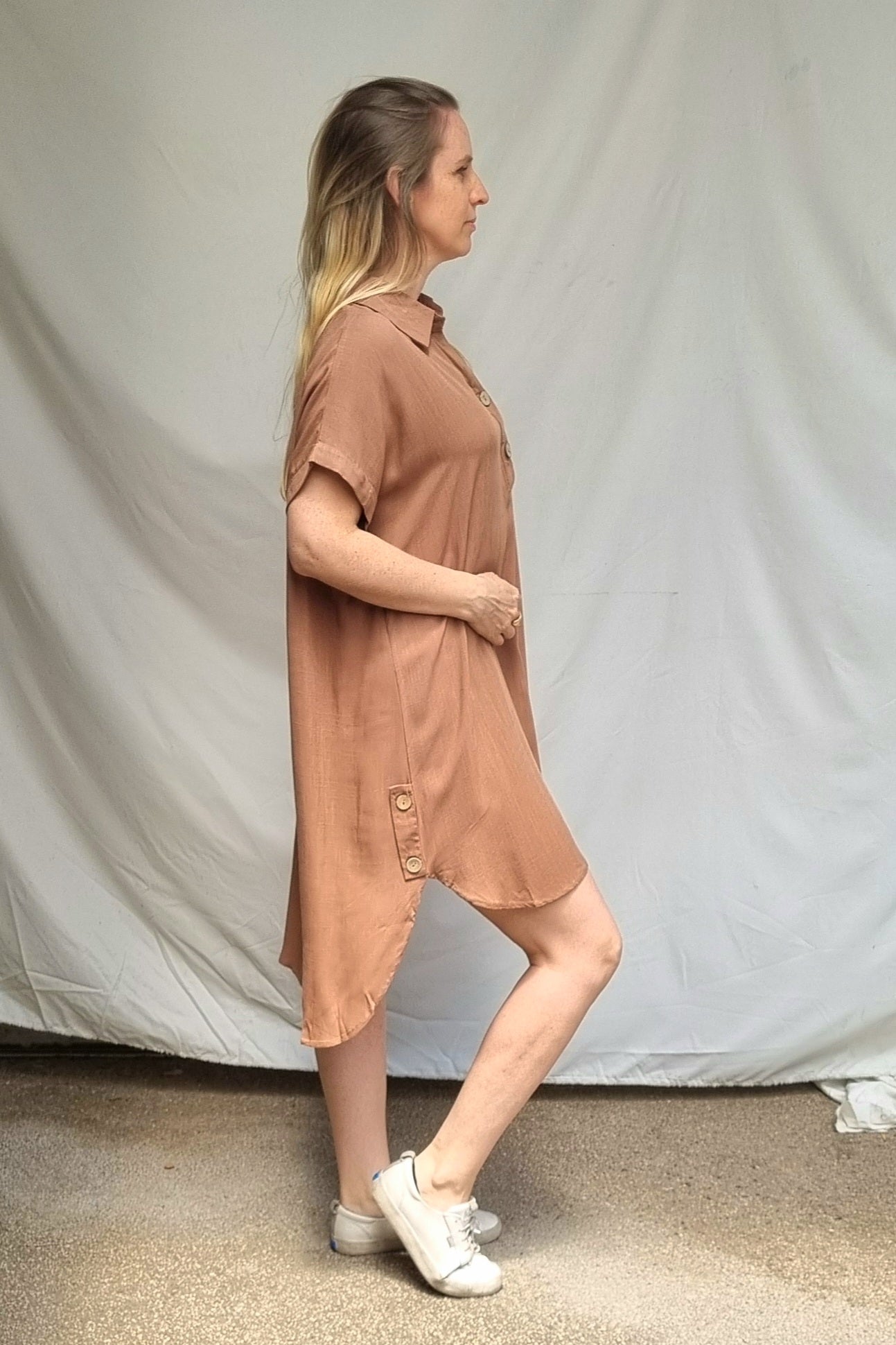 Vestido Zule Camel