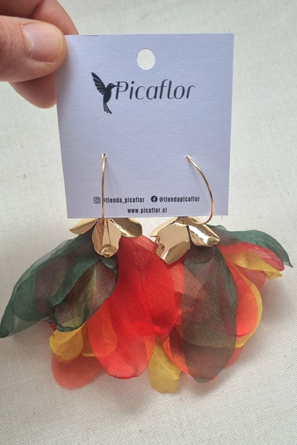 Aros Tela Multicolor