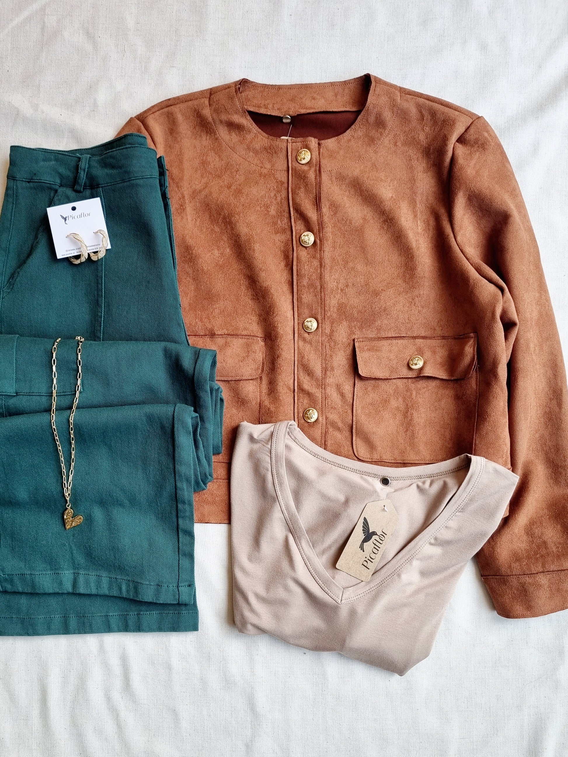 Chaqueta Coni Choco Ecogamuza