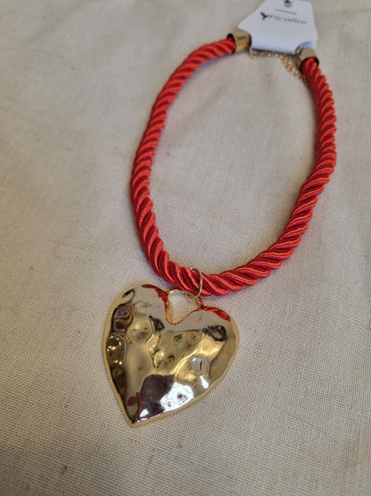 Collar Cordi Rojo