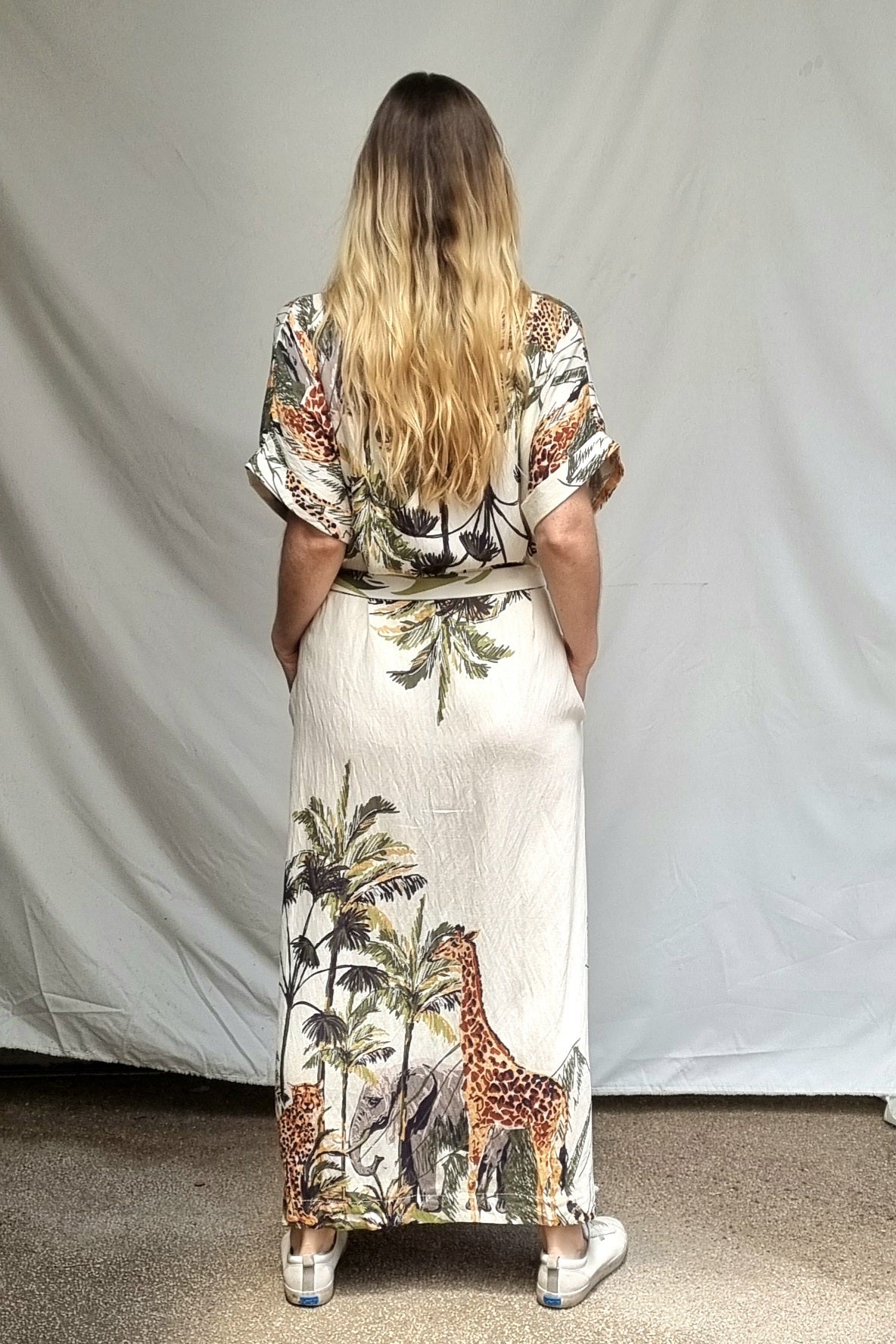 Vestido Safari Blanco