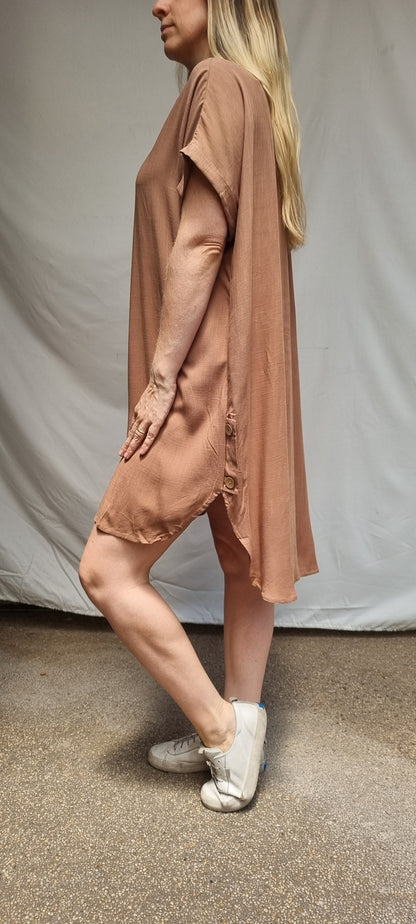 Vestido Zule Camel