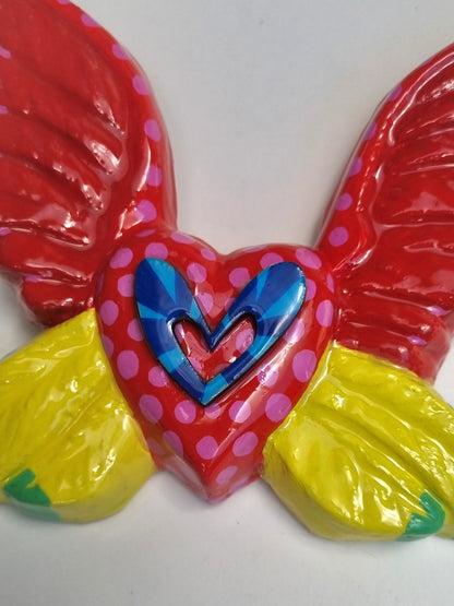 Decoración Yeso Corazón Agatha