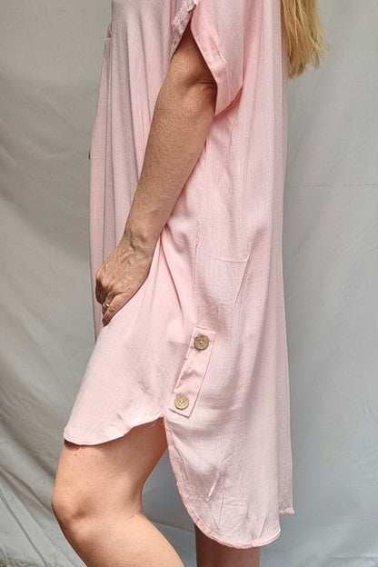 Vestido Zule Rosa