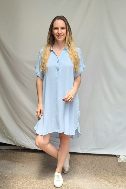 Vestido Zule Celeste