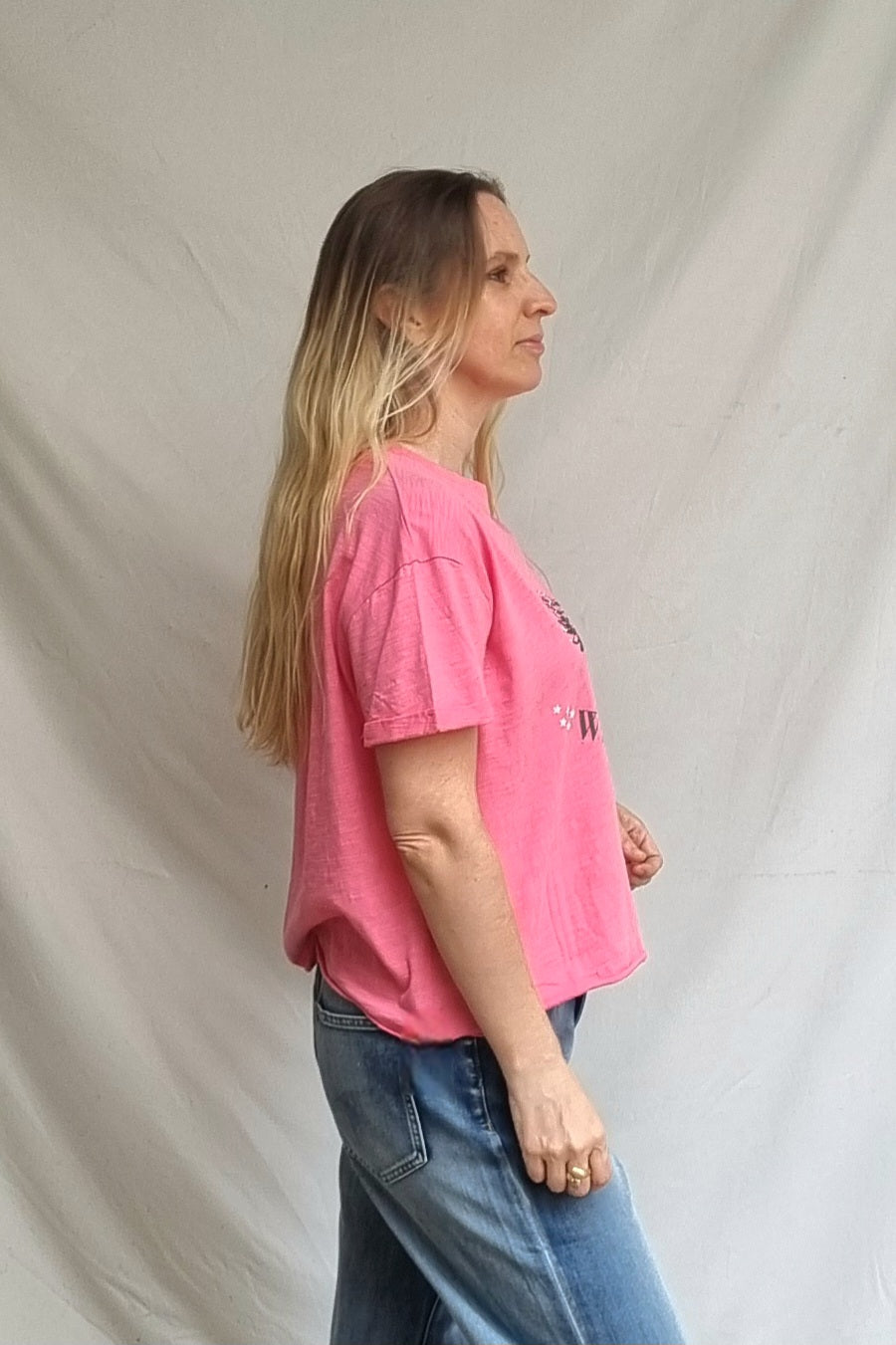 Polera Wild Rosa