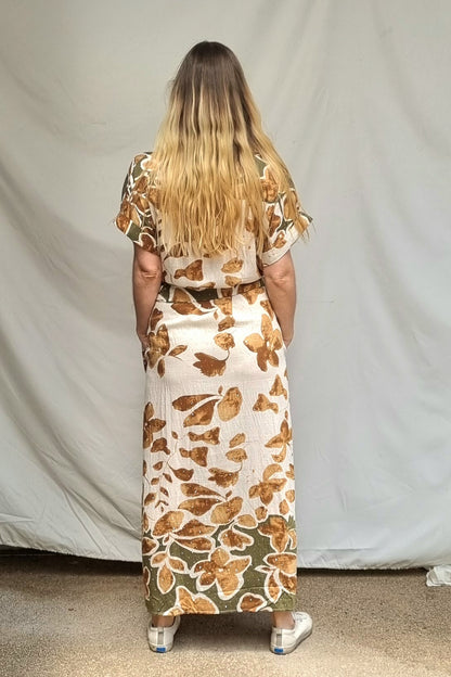 Vestido Camisero Kari Camel