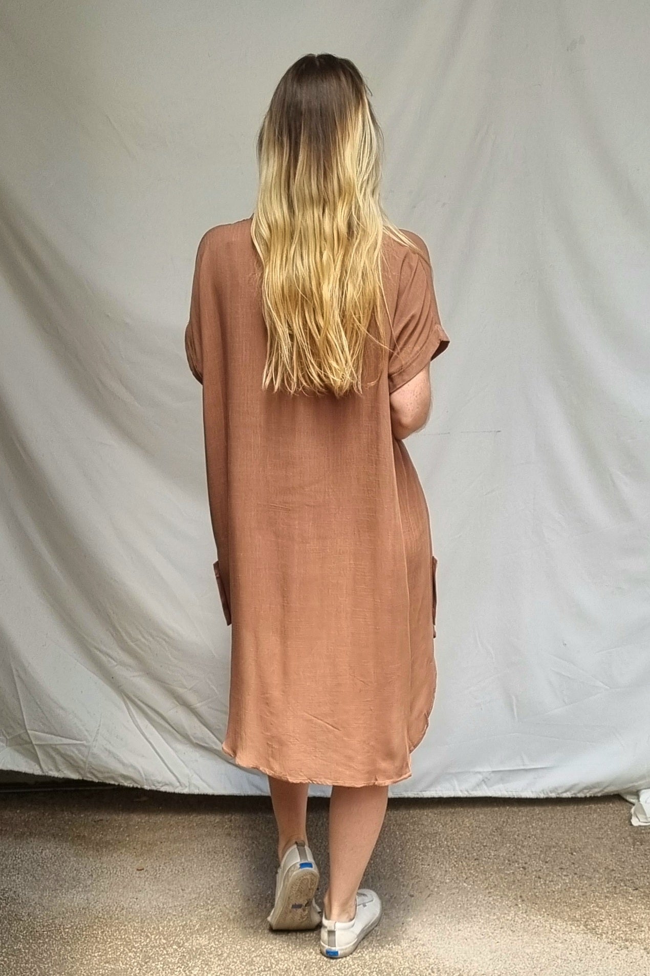 Vestido Zule Camel