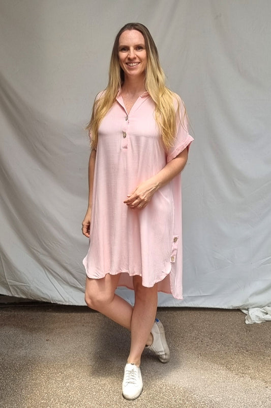 Vestido Zule Rosa