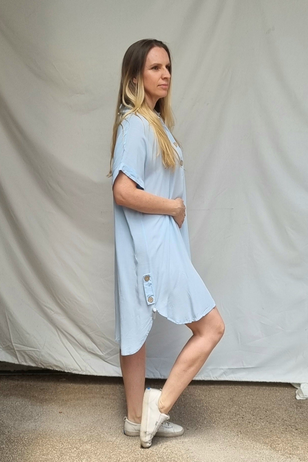 Vestido Zule Celeste