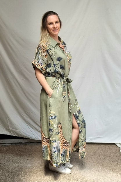 Vestido Safari Verde