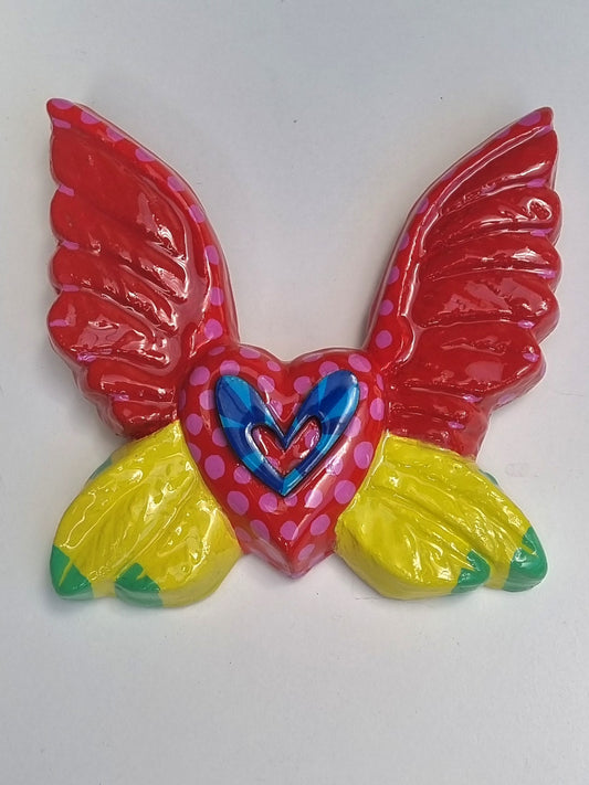 Decoración Yeso Corazón Agatha