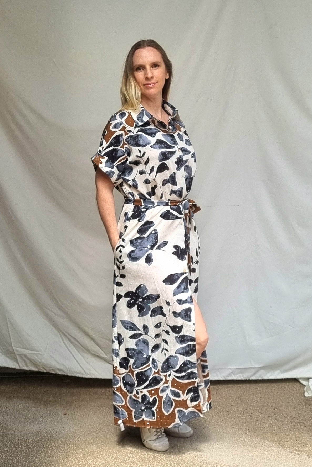 Vestido Camisero Kari Marengo