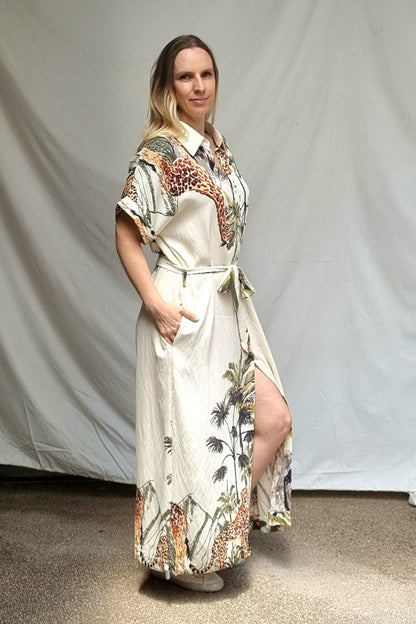 Vestido Safari Blanco